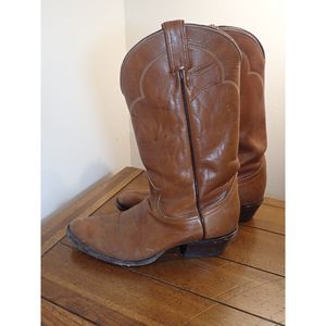 Tony Lama Brown Leather Men's Boots
